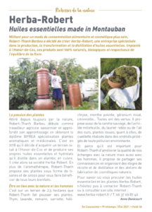 producteur plantes aromatiques et médicinales à Montauban, dans le Tarn-Et-Garonne